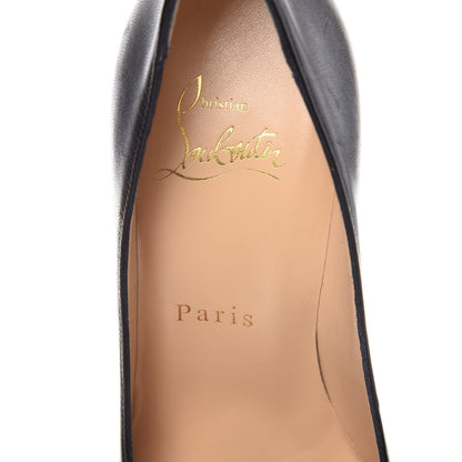 Christian Louboutin Shiny Nappa Breche 100 Pumps 35 Black 7 of 9