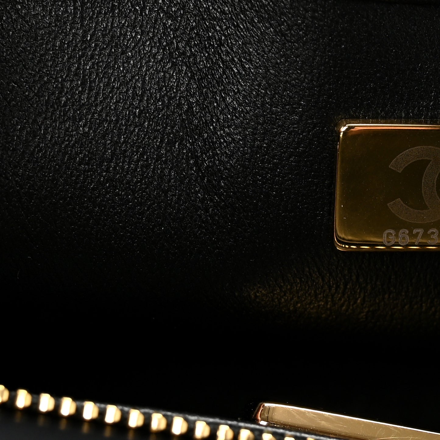Lambskin Crystal Flap Black Multicolor