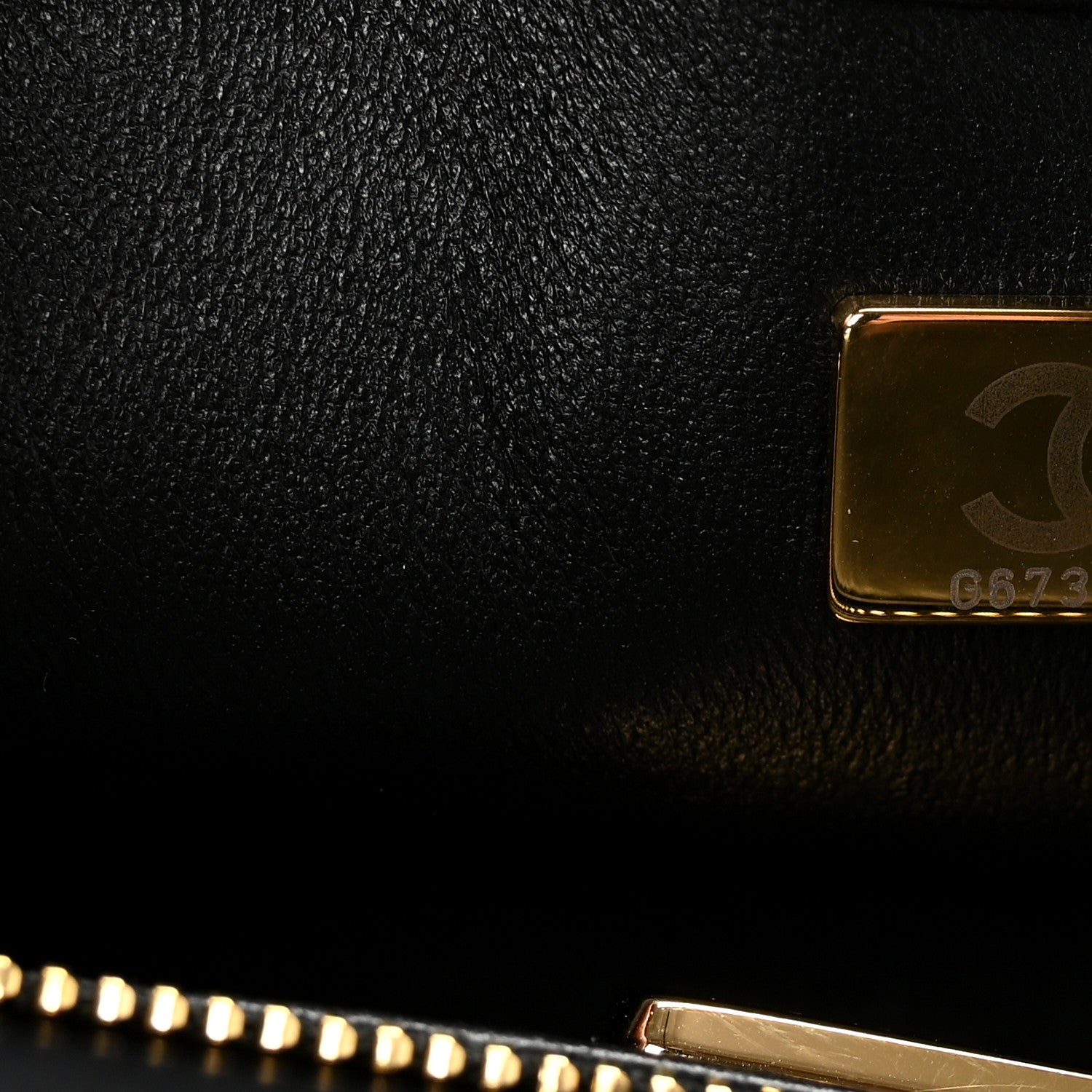 Chanel Lambskin Crystal Flap Black Multicolor 7 of 11