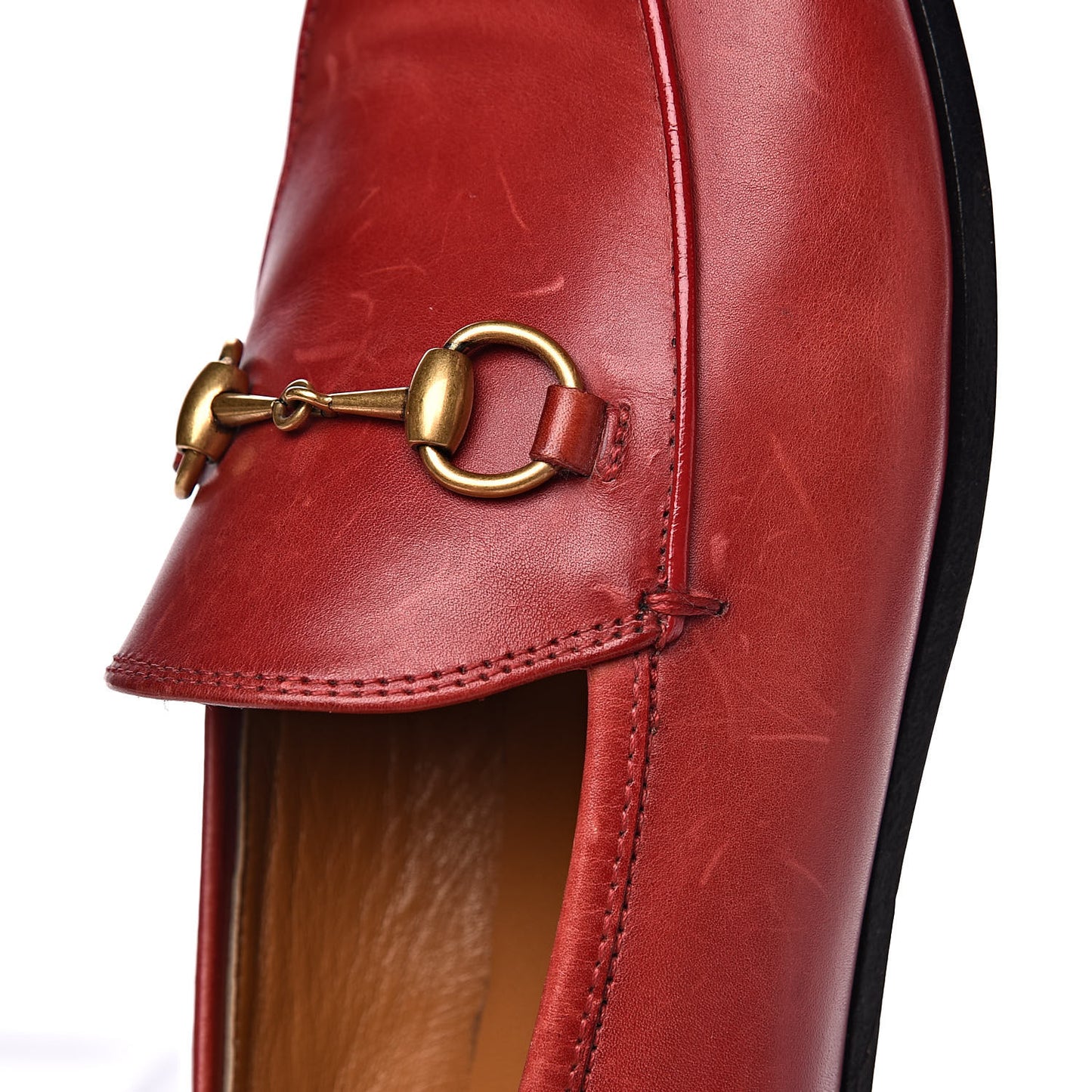 Calfskin Womens Jordaan Loafers 37 Hibiscus Red