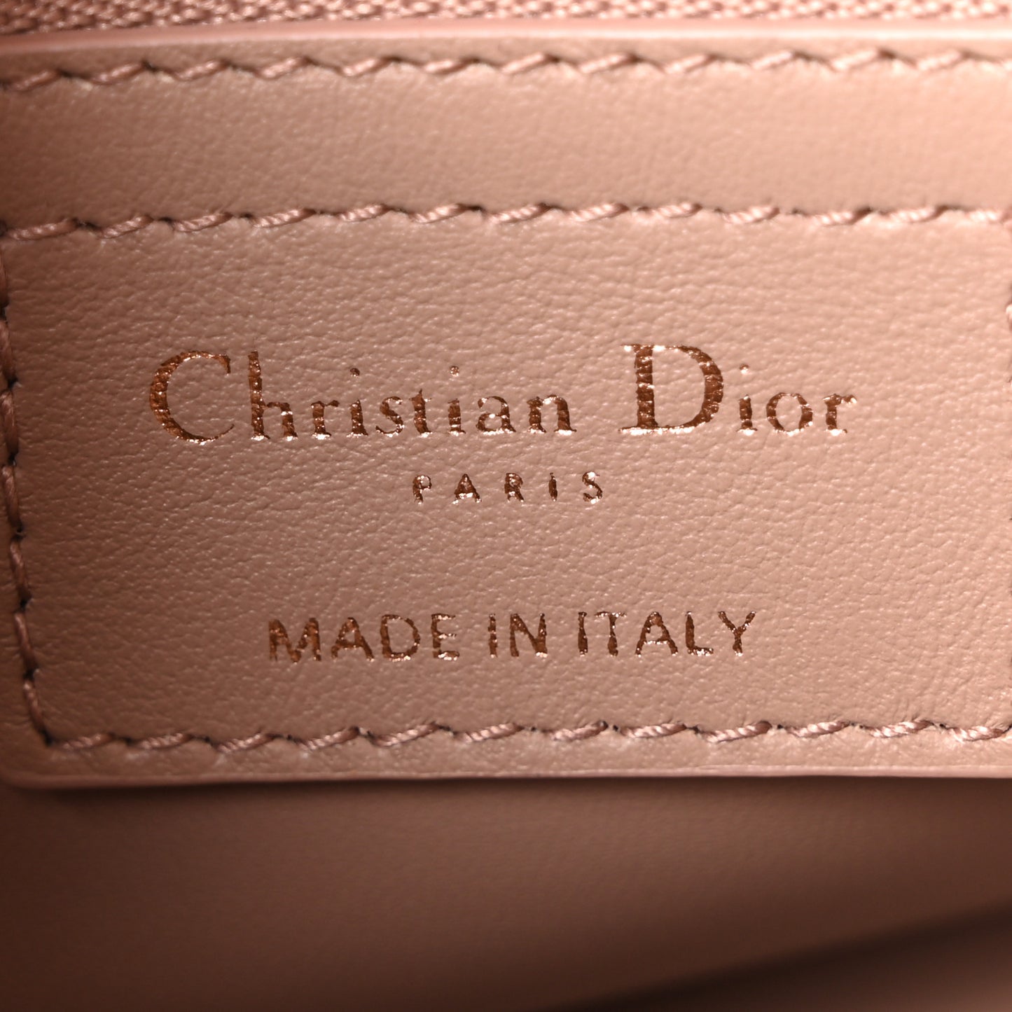 Linen Macrocannage Small Caro Bag Rose
