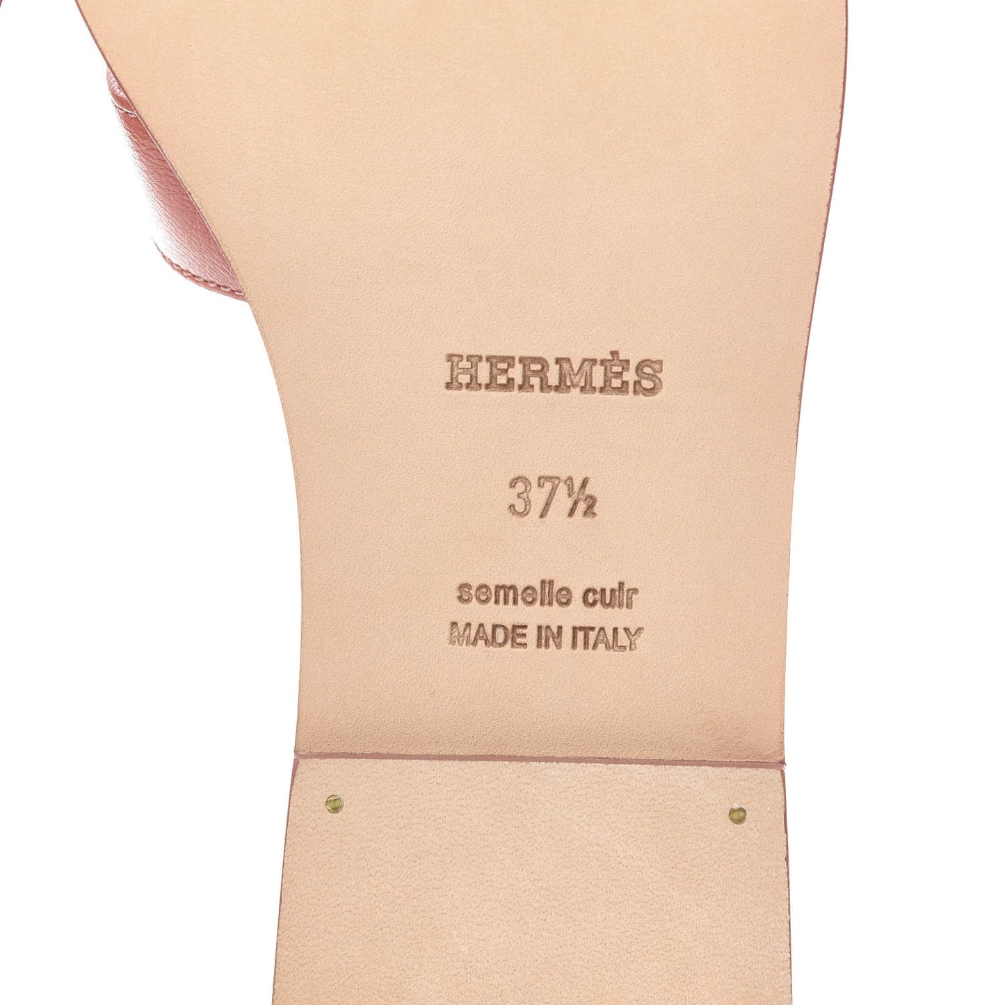 Chevre Oran Sandals 37.5 Rouge Blush