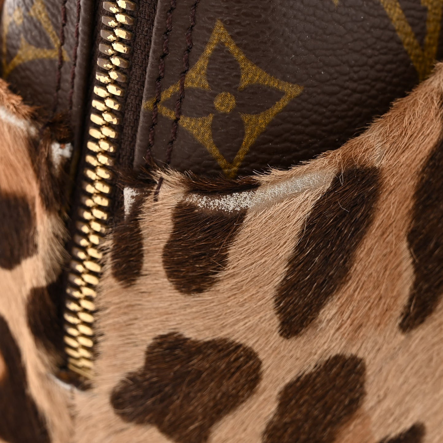 Monogram Azzedine Alaia Leopard Alma