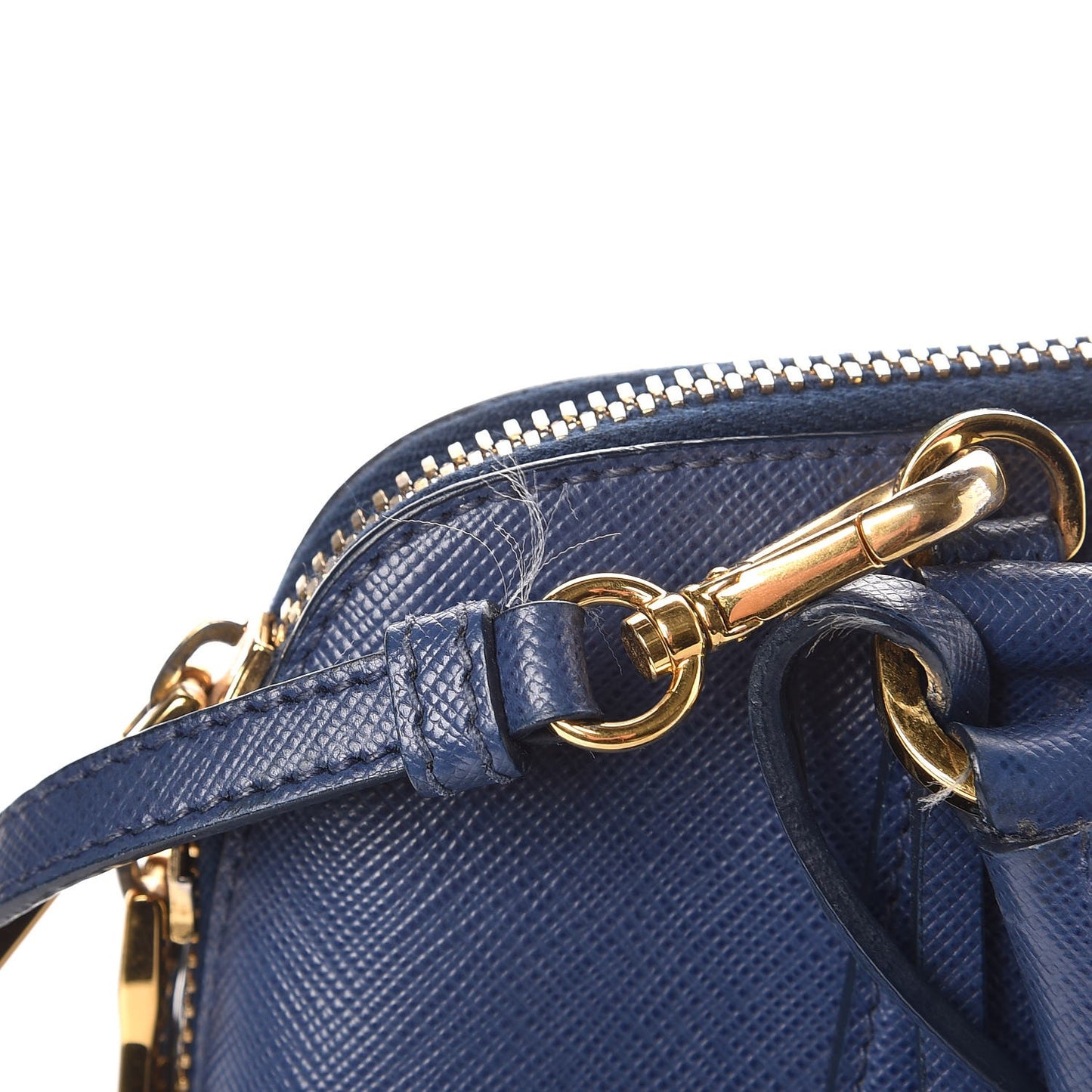 Saffiano Lux Small Promenade Tote Bluette