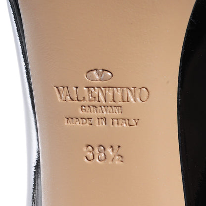 Valentino Garavani Patent Rockstud Platform Pumps 38.5 Black 6 of 6