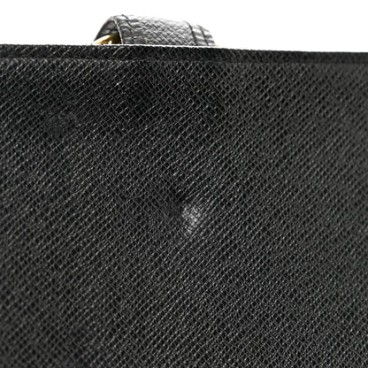 Louis Vuitton Epi Viennois Continental French Purse Wallet Black 8 of 12