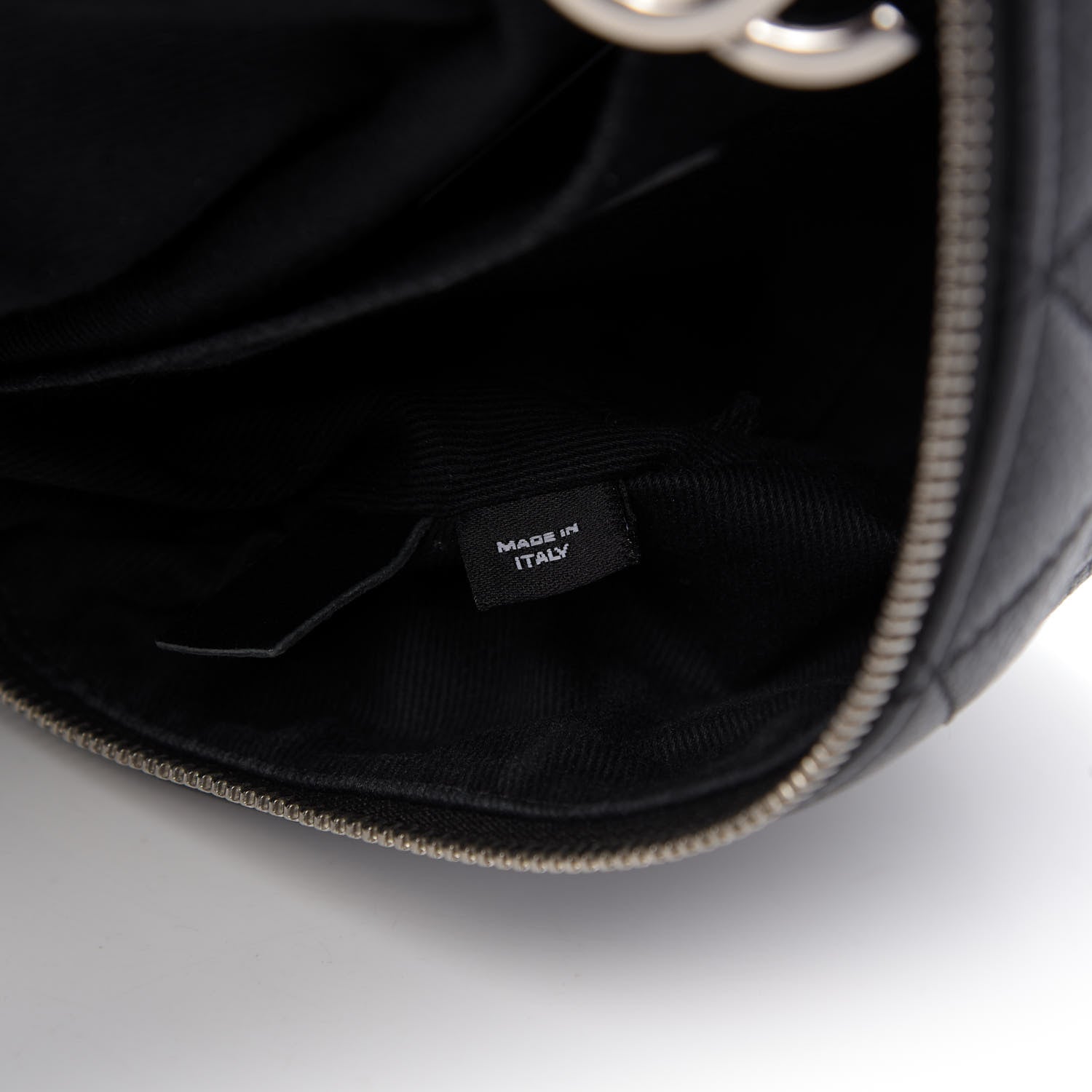 Chanel Grained Calfskin Quilted Waist Belt Bag Black 10 of 10
