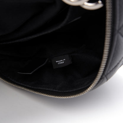 Chanel Grained Calfskin Quilted Waist Belt Bag Black 10 of 10