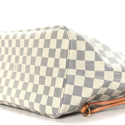 Louis Vuitton Damier Azur Neverfull MM 9 of 9