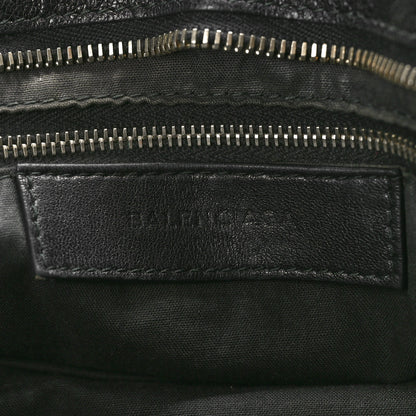 Balenciaga Chevre Gold Metallic Edge Hardware City Black 7 of 18