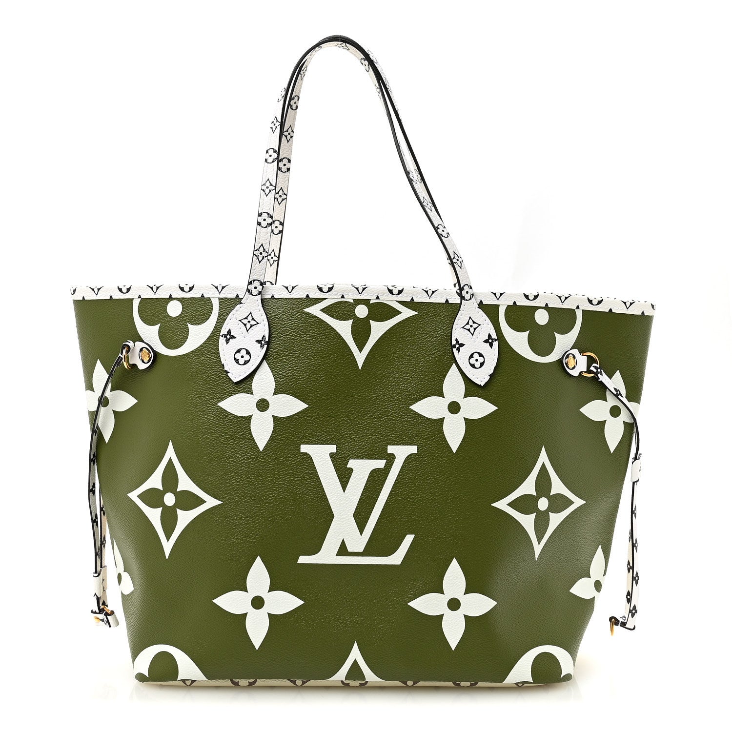 Louis Vuitton Monogram Giant Neverfull MM Kaki 1 of 10