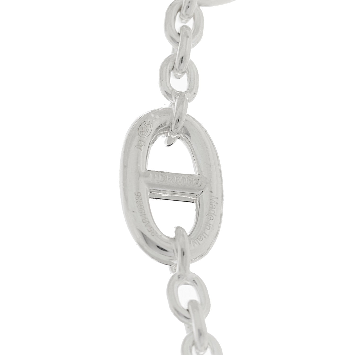 Hermes Sterling Silver Farandole Necklace 120 4 of 6