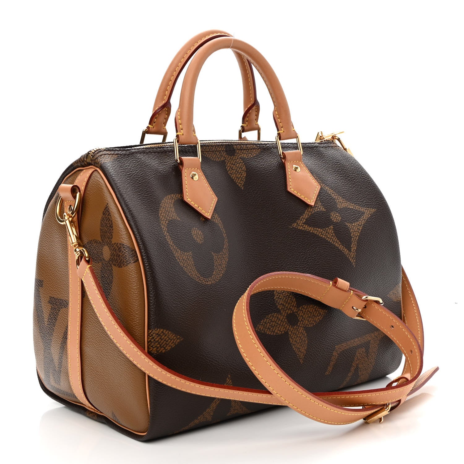 Louis Vuitton Reverse Monogram Giant Speedy Bandouliere 30 3 of 9