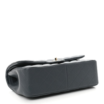 Chanel Caviar Quilted Jumbo Double Flap Grey 4 of 10