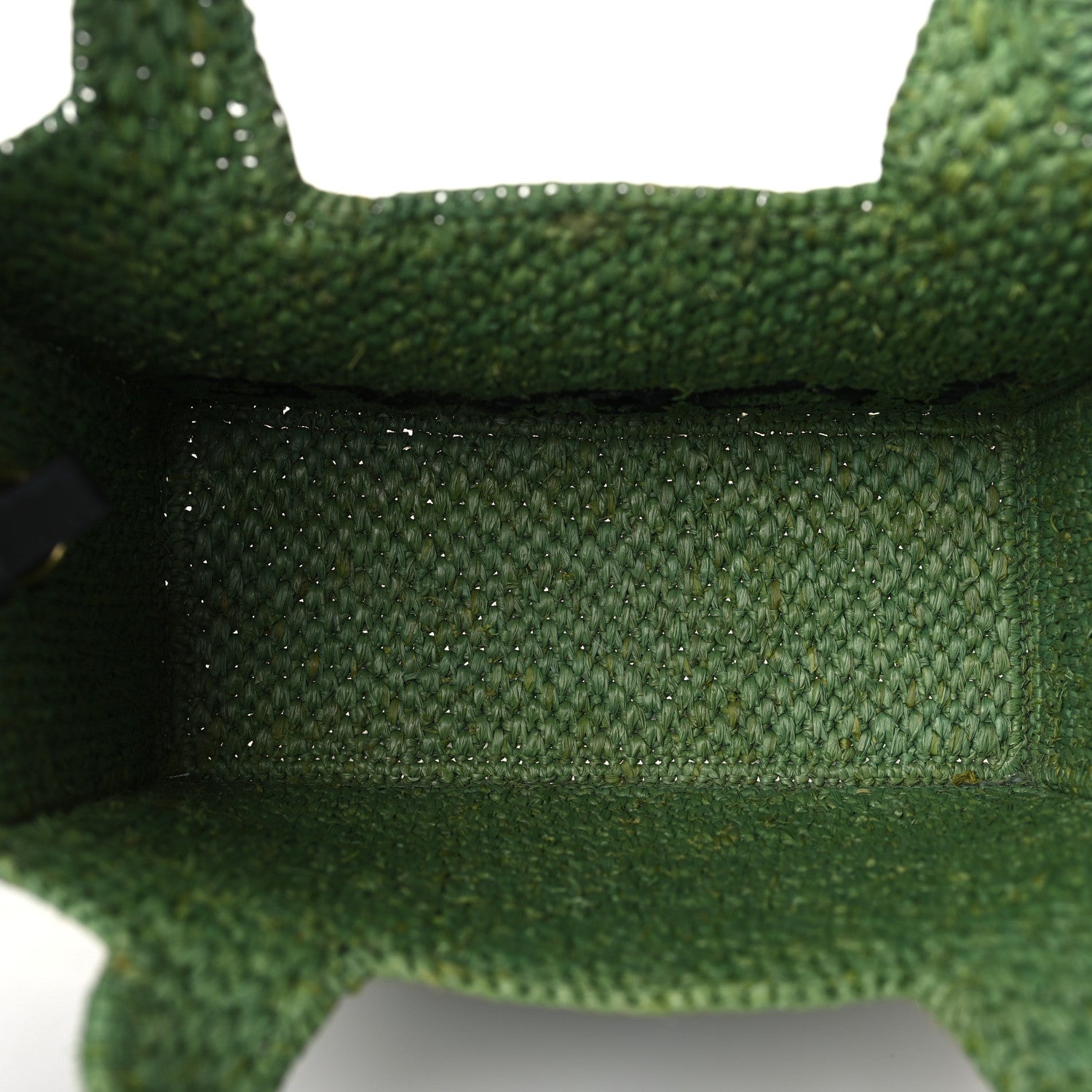 Loewe X PAULA'S IBIZA Raffia Font Tote Green 5 of 9