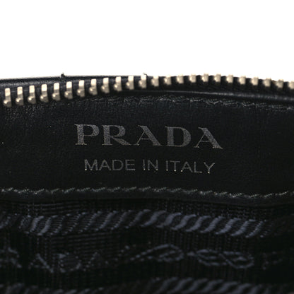 Prada Soft Calfskin Impunture Diagramme Belt Bag Black 6 of 8