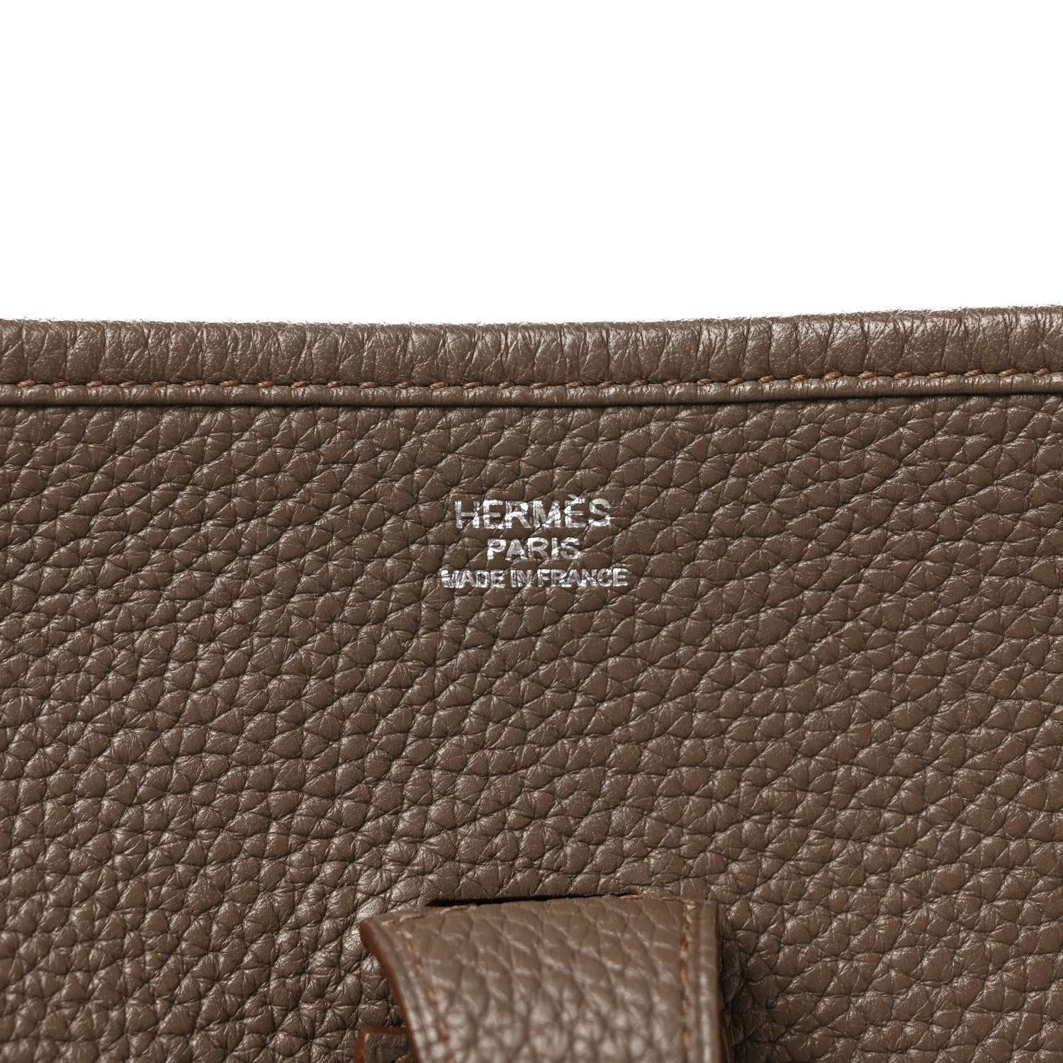 Hermes Taurillon Clemence Evelyne III GM Etain 6 of 10
