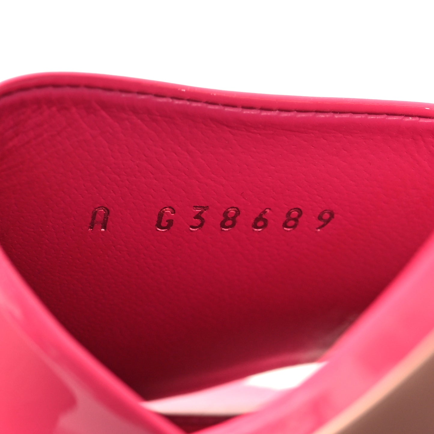 Patent Calfskin CC Mules 41 Dark Pink Light Pink