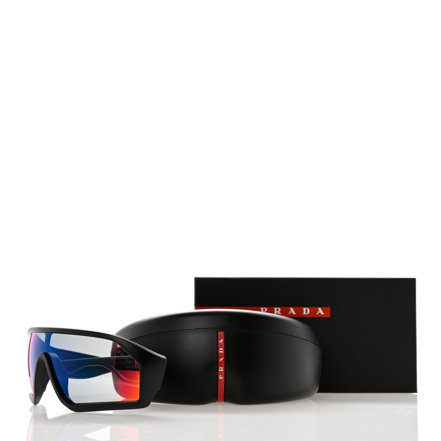 Acetate Linea Rossa Impavid Sport Sunglasses SPS 03V Black