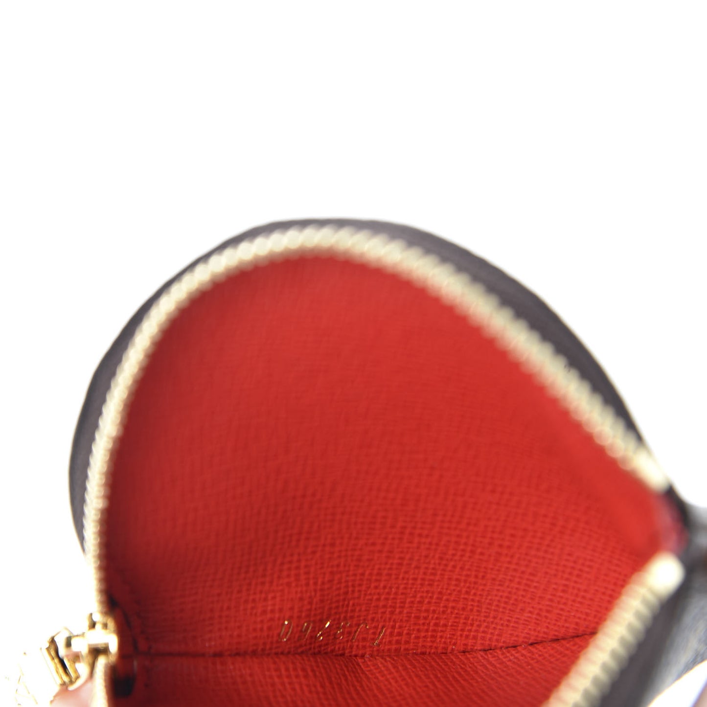 Monogram 2020 Christmas Animation Bumper Cars Round Coin Purse Coquelicot