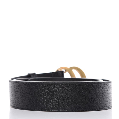 Gucci Textured Calfskin Double G 40mm Belt 85 34 Black 3 of 6