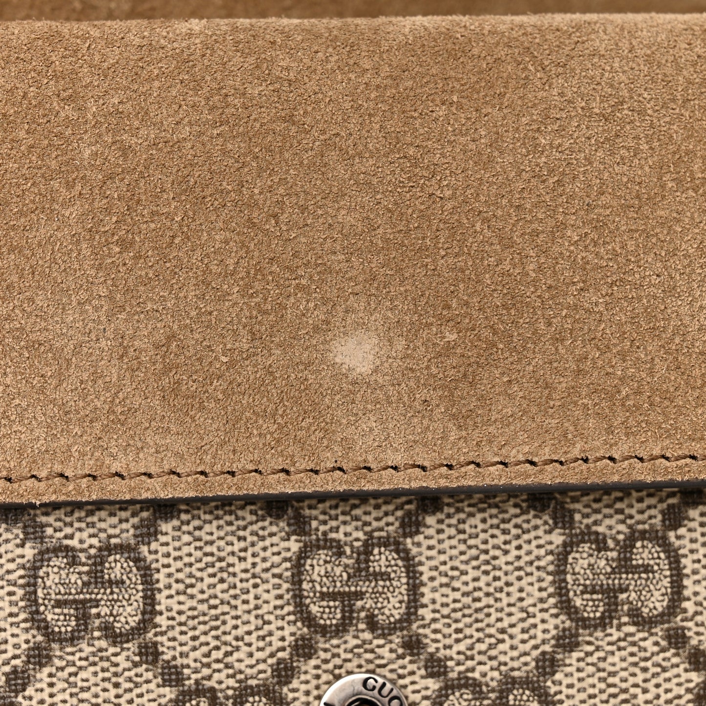 GG Supreme Monogram Mini Dionysus Top Handle Bag Taupe