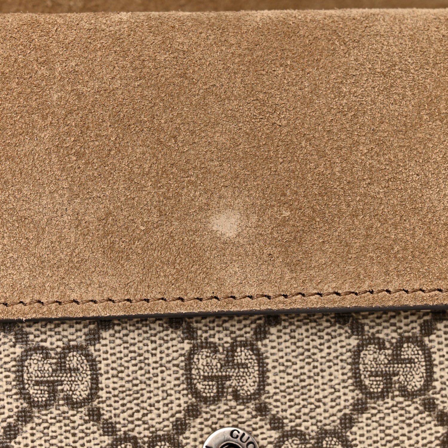 Gucci GG Supreme Monogram Mini Dionysus Top Handle Bag Taupe 11 of 13