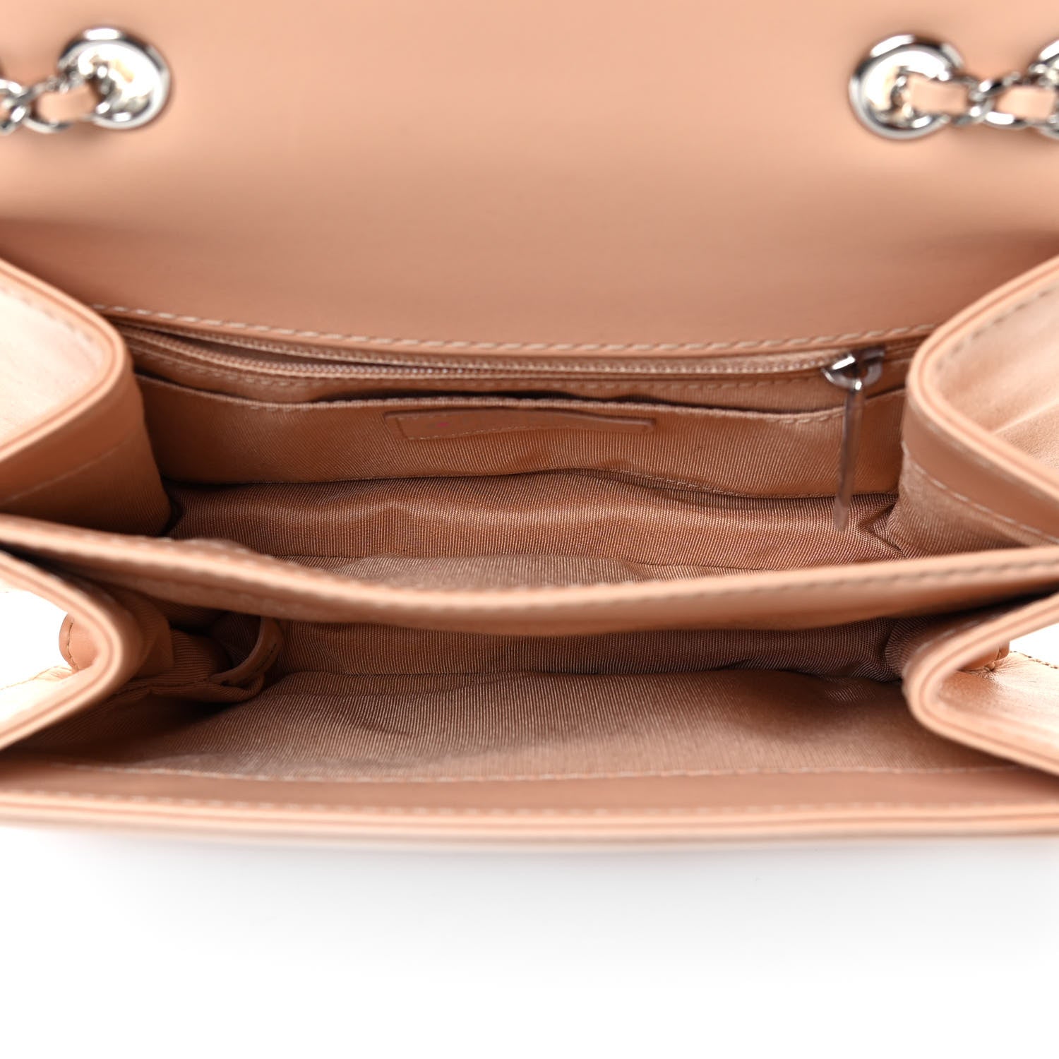 Chanel Calfskin Medium Braided Chic Flap Beige 4 of 4