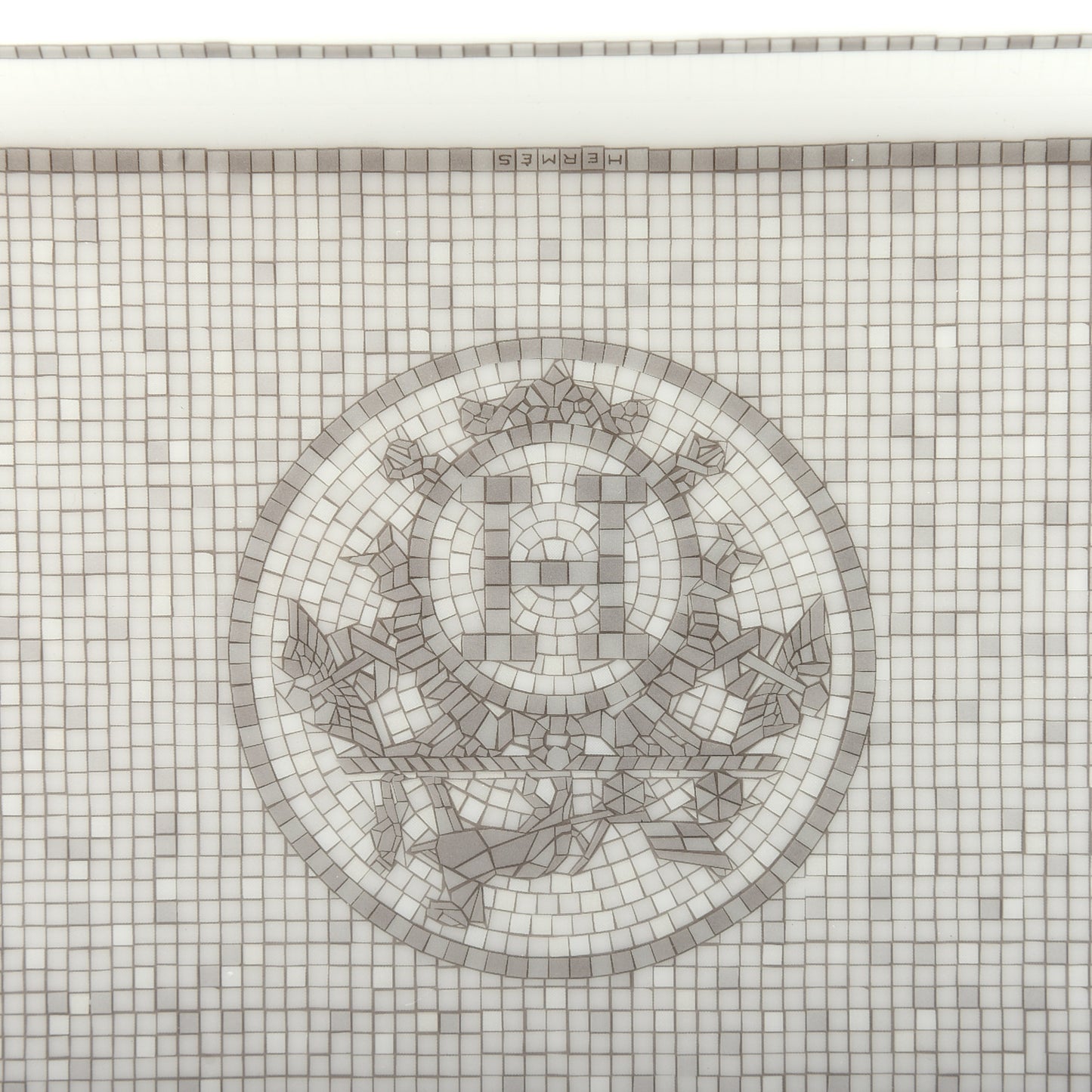 Porcelain Mosaique Au 24 Sushi Plate Platine