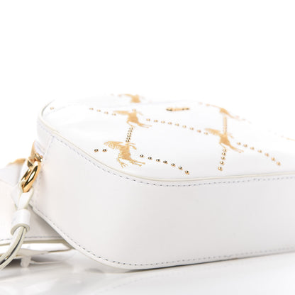 Chloe Smooth Calfskin Little Horses Embroidered Signature Belt Bag Brilliant White 6 of 9