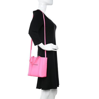 Balenciaga Calfskin XXS Everyday Tote Neon Pink 2 of 11