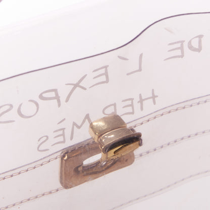 Hermes Vinyl Souvenir De L'Exposition Kelly Transparent 9 of 9