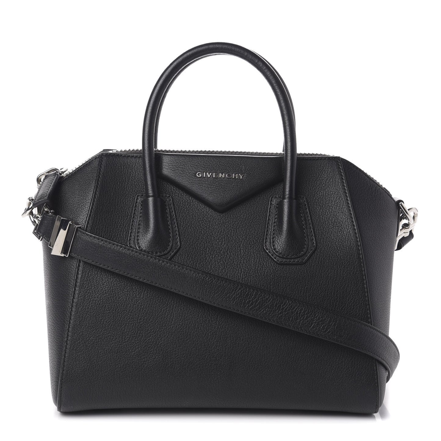 Sugar Goatskin Small Antigona Black
