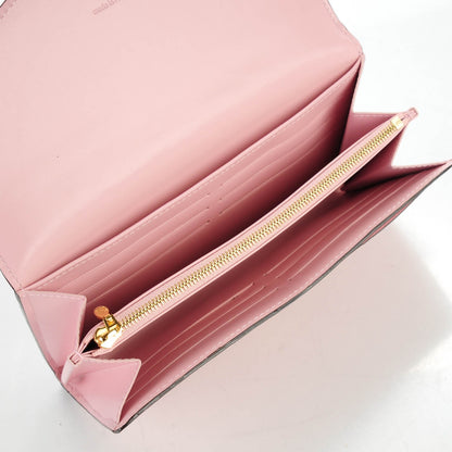 Louis Vuitton Vernis Sarah Wallet NM Rose Ballerine 7 of 7