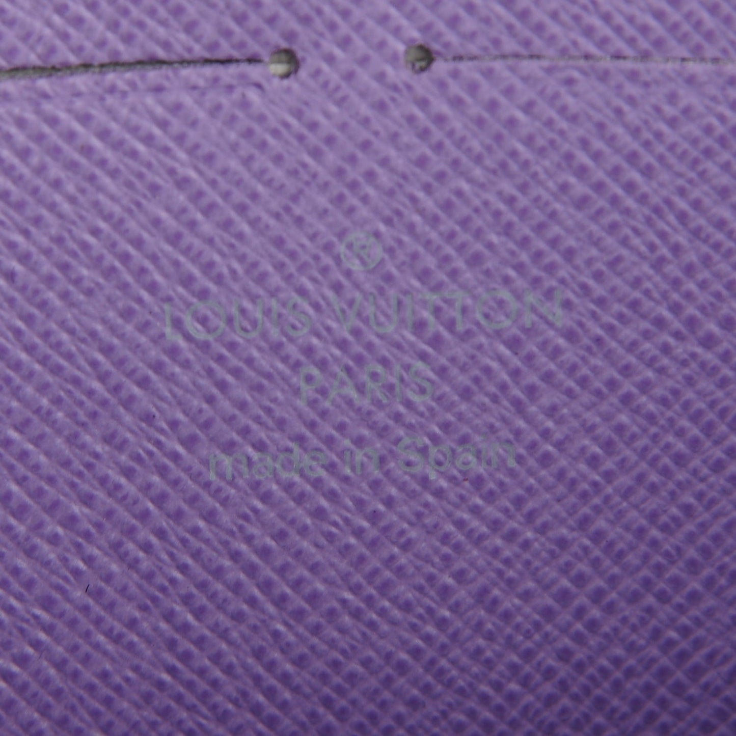 Monogram Multicolor Zippy Wallet Black Violet