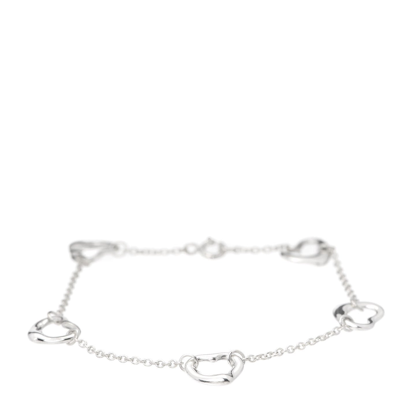 Sterling Silver Elsa Peretti Open Heart Bracelet