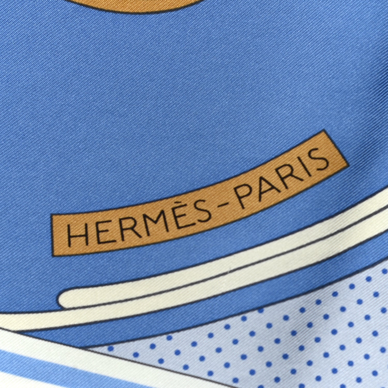 Hermes Washed Silk Washington's Carriage Scarf 90 2 of 5