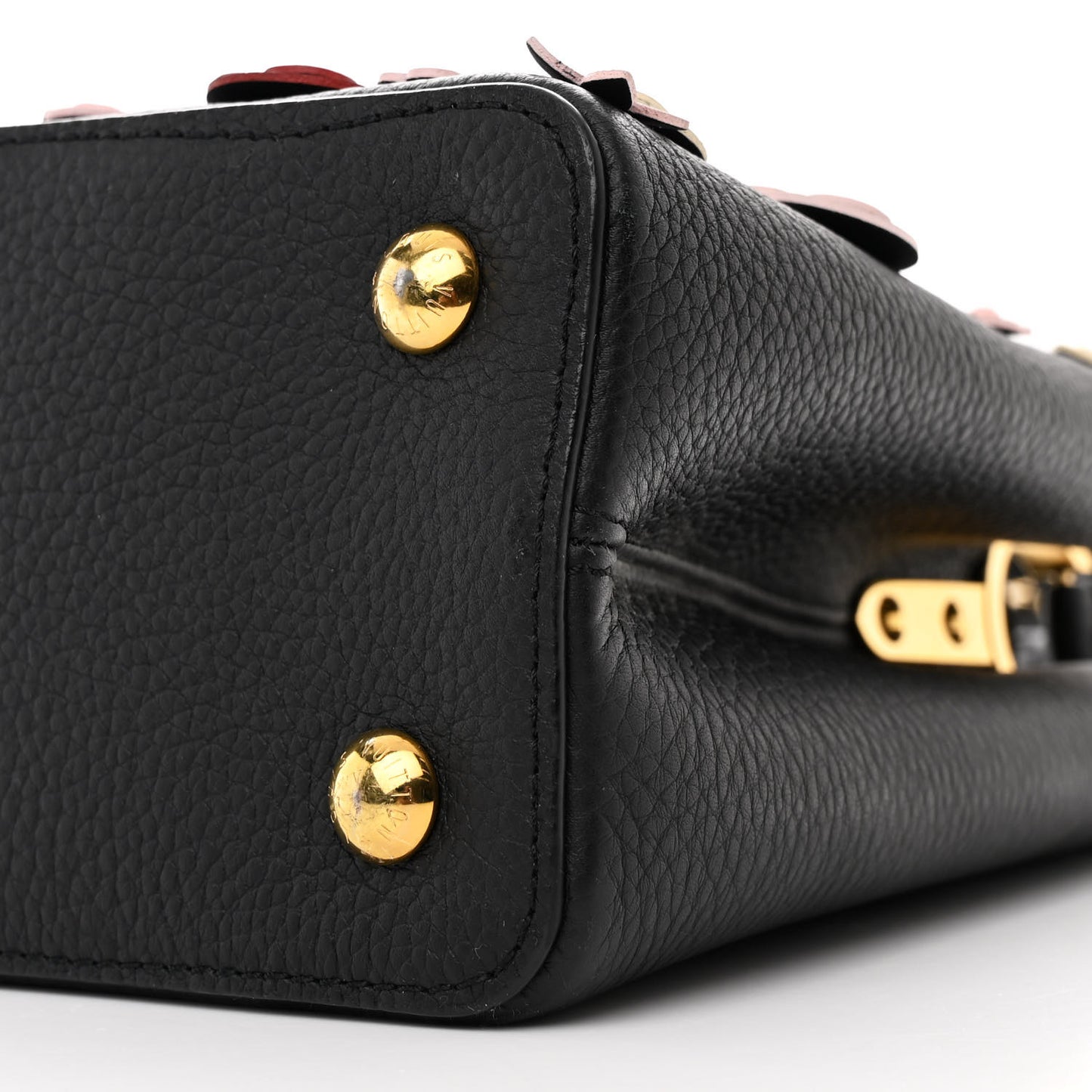 Taurillon Blooming Capucines PM Black