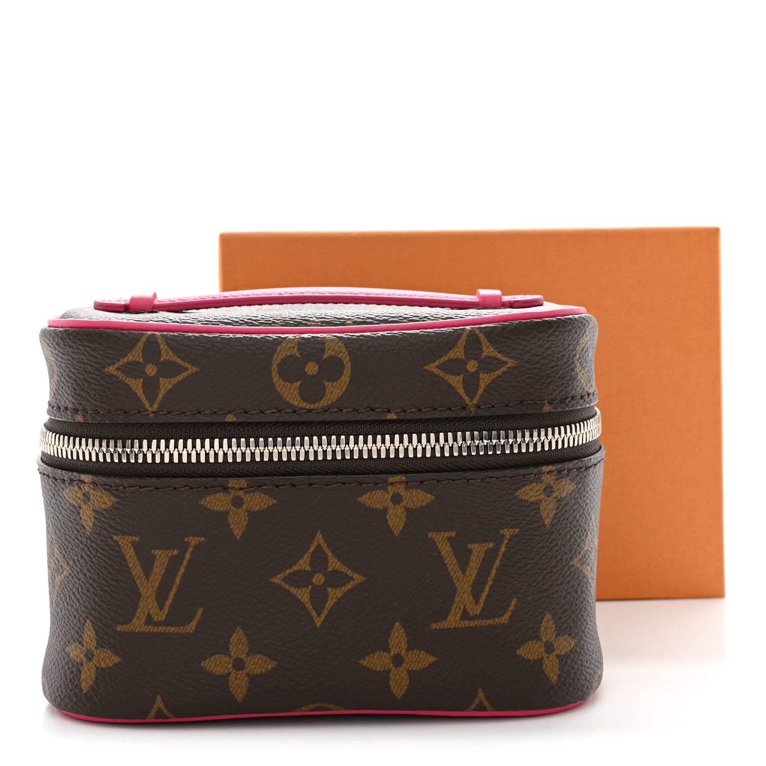 Louis Vuitton Monogram Macassar Nice Nano Rose Pondichery 7 of 7