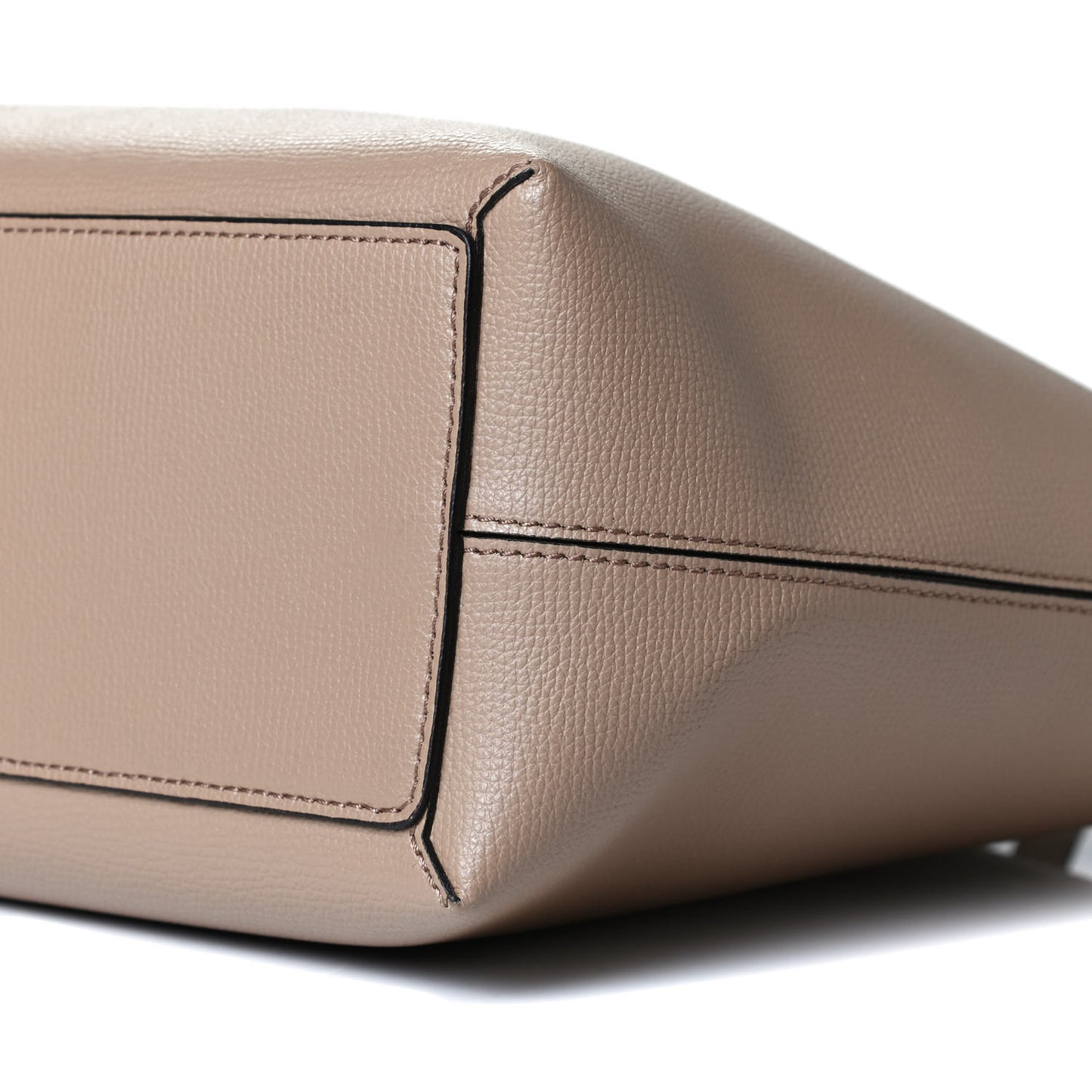 Grainy Calfskin Haymarket Check Medium Ardwell Zip Tote Camel