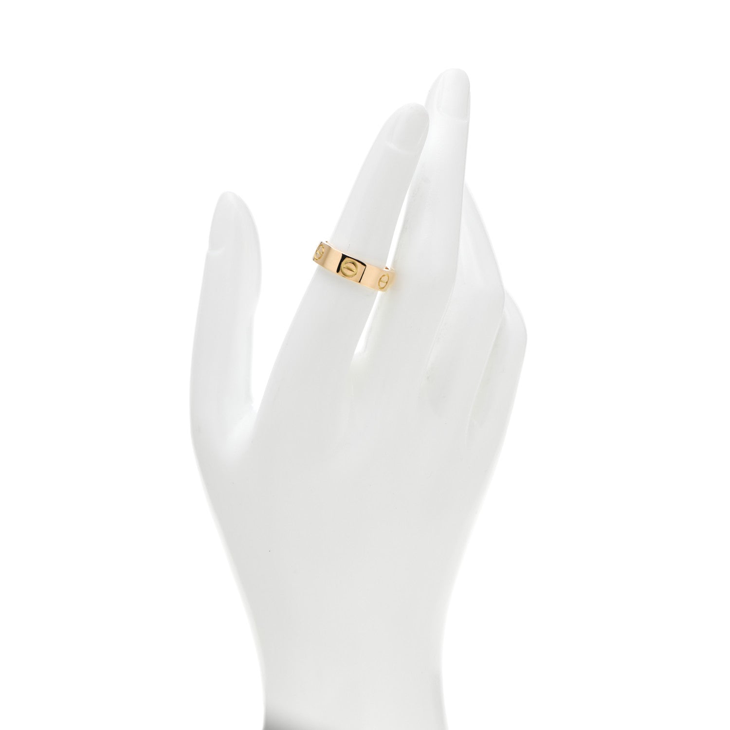 Cartier 18K Yellow Gold 5.5mm LOVE Ring 53 6.25 2 of 7