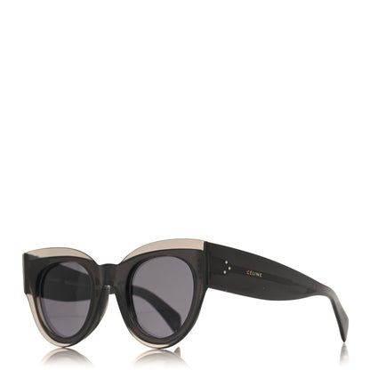 Celine Acetate Petra Sunglasses CL41447/S Transparent Black 1 of 6