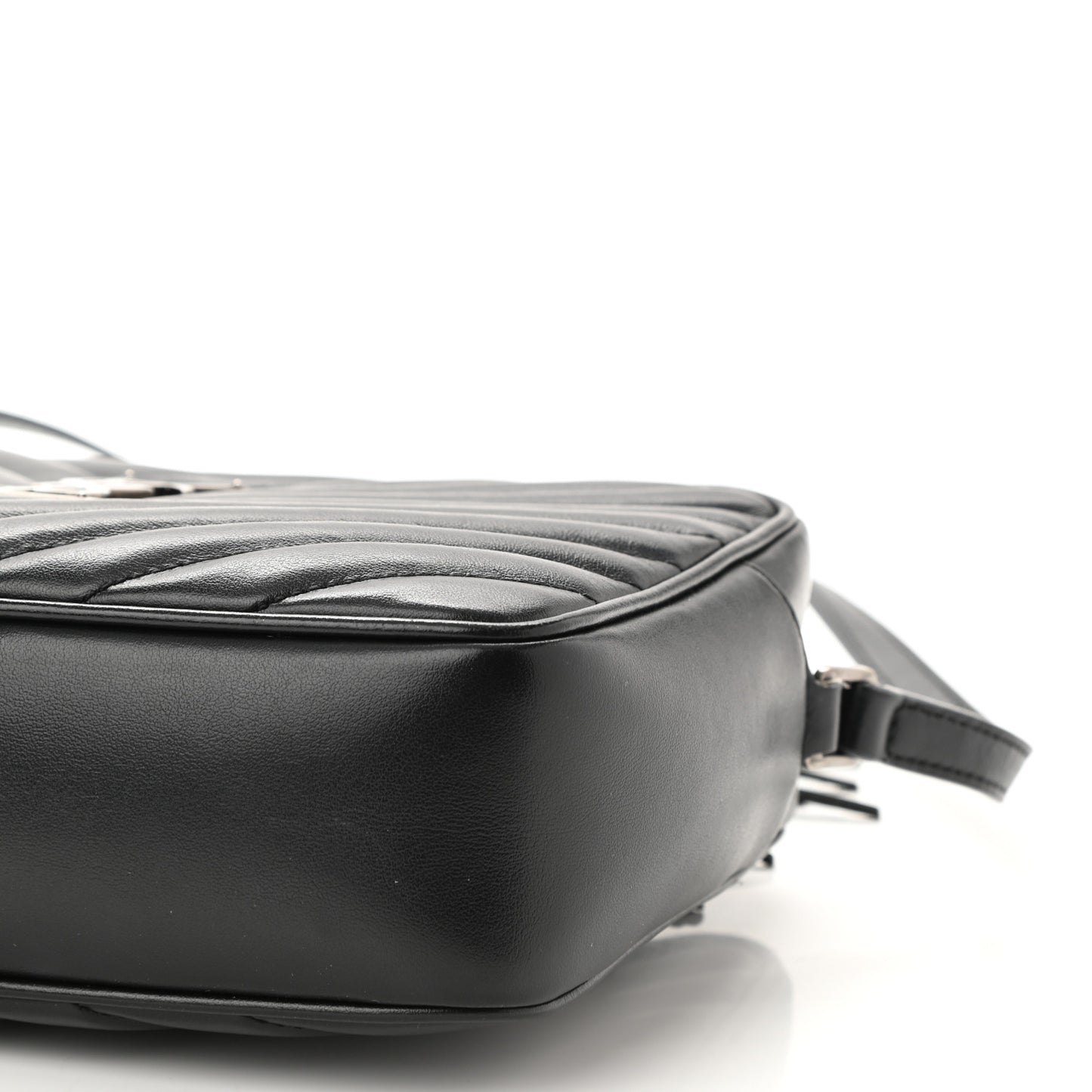 Calfskin Matelasse Monogram Lou Camera Bag Sea Pebble