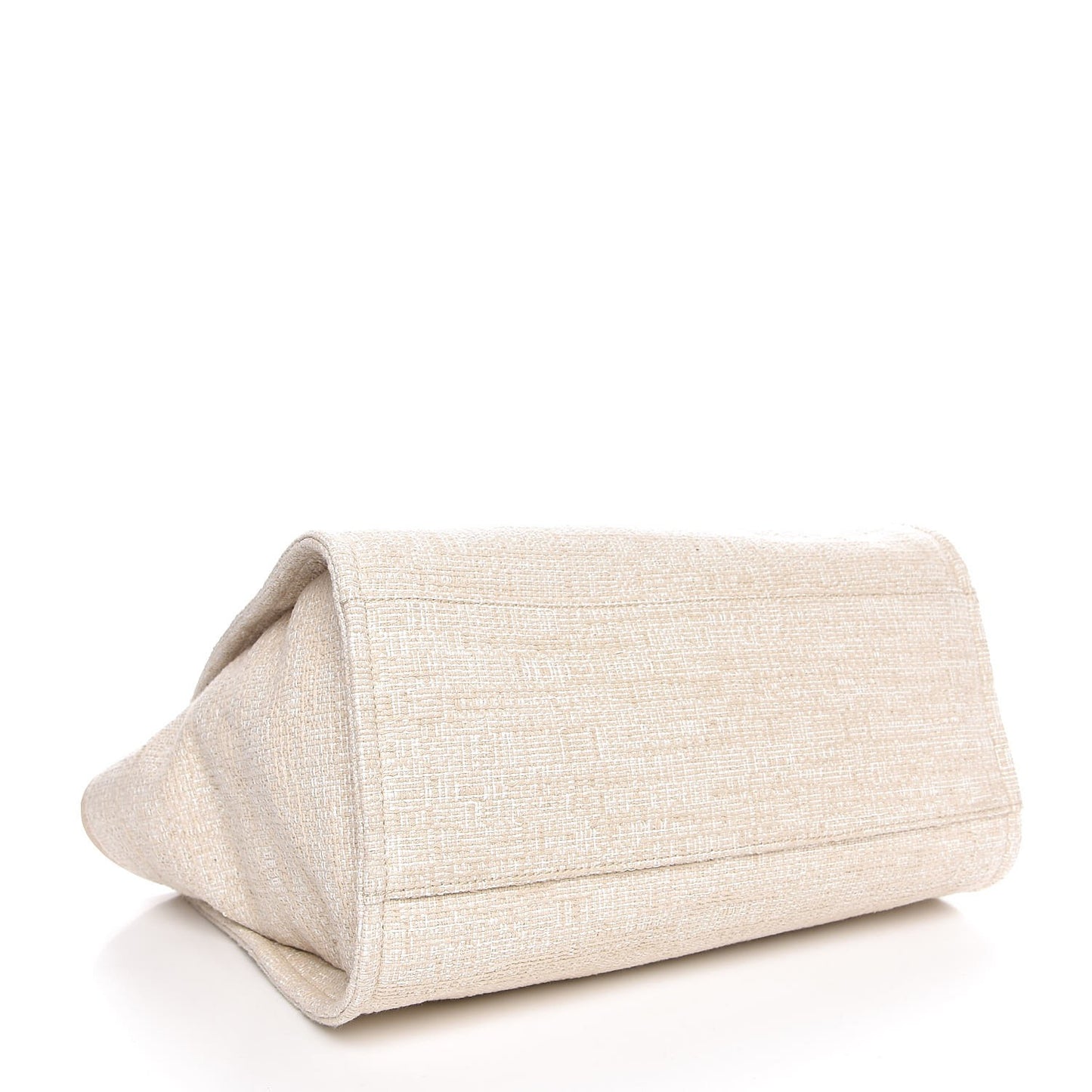 Canvas Large Deauville Tote Light Beige