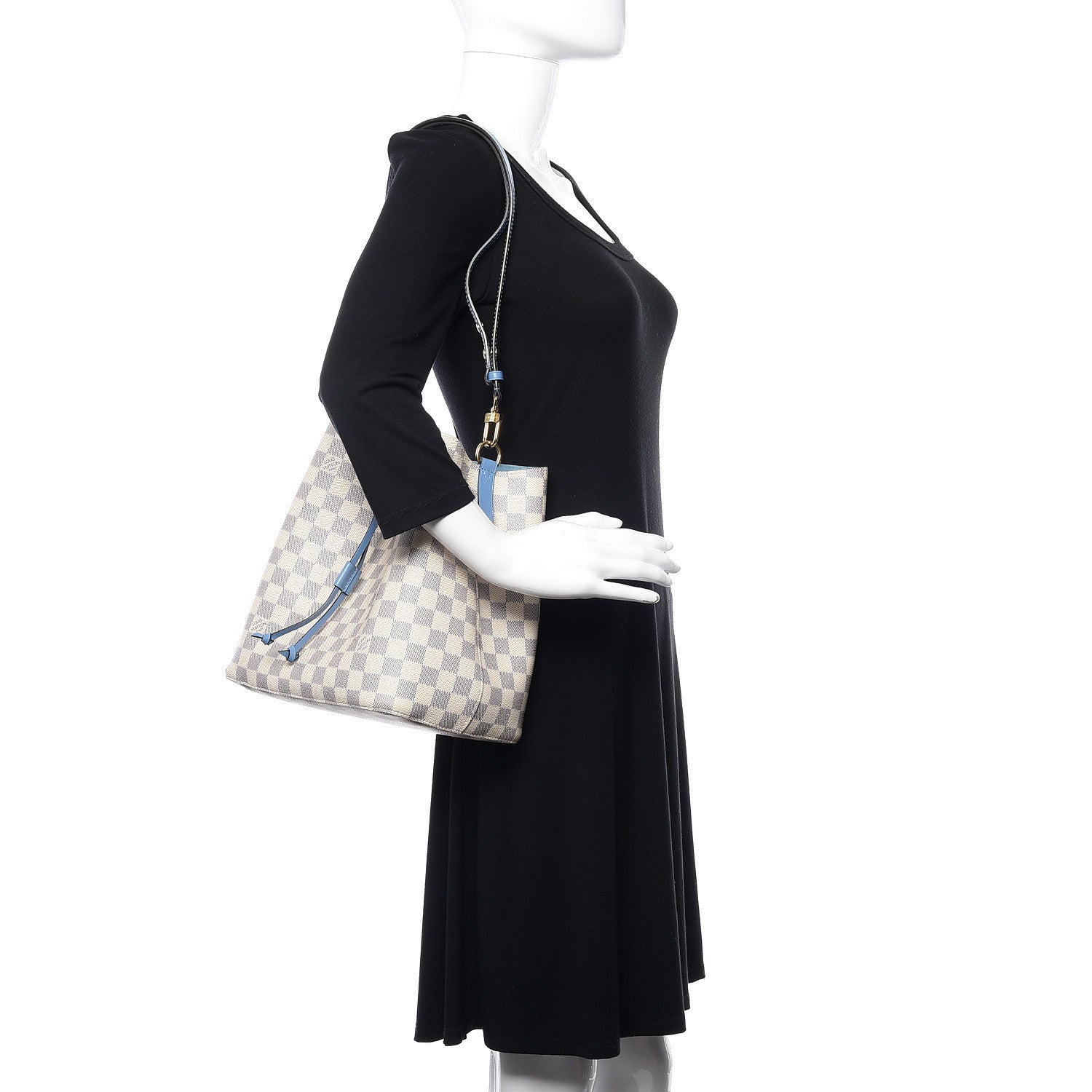 Louis Vuitton Damier Azur Neonoe MM Bleuet 2 of 10