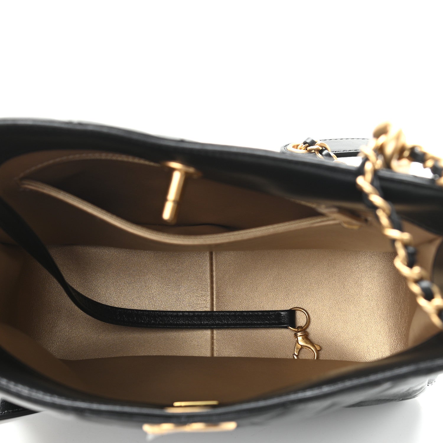 Chanel Lambskin Quilted Hobo Black 5 of 11