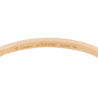 Cartier 18K Yellow Gold Small LOVE Bracelet 17 6 of 7