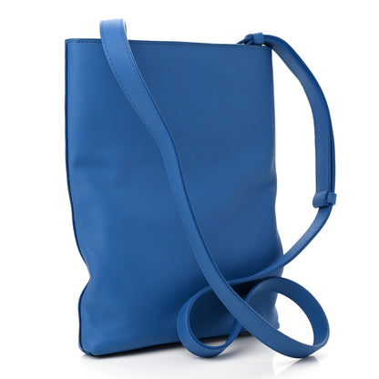 Bottega Veneta Nappa VN Crossbody Messenger Bag Blue 3 of 10