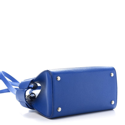 Givenchy Grained Calfskin Mini Horizon Satchel Blue 4 of 11