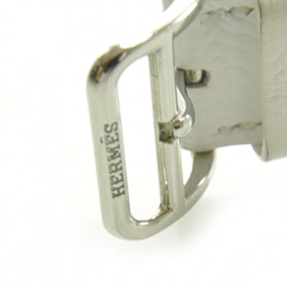 Hermes Stainless Steel Epsom 29mm Cape Cod Double Tour Quartz Watch Blanc 7 of 7